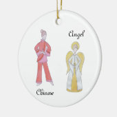 Nutcracker Engel/Chinese Keepake Ornament (Links)