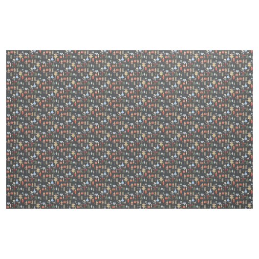 Nutcracker Fabric Dark Stoff (Yard (91,4 cm))