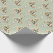 Nutcracker Fairy Story Christmas Tree Geschenkpapier (Ecke)