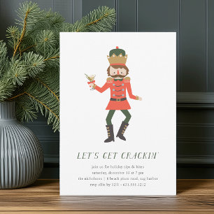 Nutcracker-Feiertags-Cocktailparty Einladung