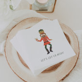 Nutcracker-Feiertagscocktailparty Serviette