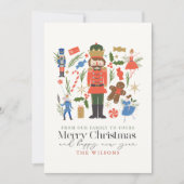 Nutcracker Feiertagskarte (Vorderseite)