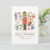 Nutcracker Feiertagskarte (Stehend Vorderseite)