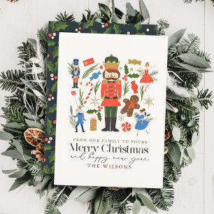 Nutcracker Feiertagskarte