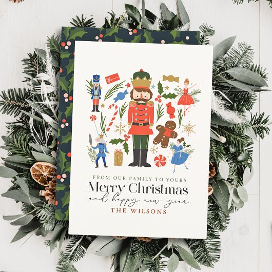 Nutcracker Feiertagskarte