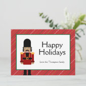 Nutcracker  feiertagskarte (Stehend Vorderseite)