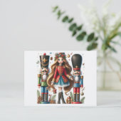 Nutcracker Feiertagspostkarte (Stehend Vorderseite)
