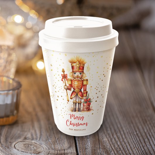 Nutcracker Festive Frohe Weihnachten Pappbecher