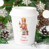 Nutcracker Festive Frohe Weihnachten Pappbecher