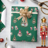 Nutcracker Festlicher Weihnachtsfeiertag Geschenkpapier