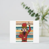 Nutcracker Figures Walnuss Postkarte (Stehend Vorderseite)
