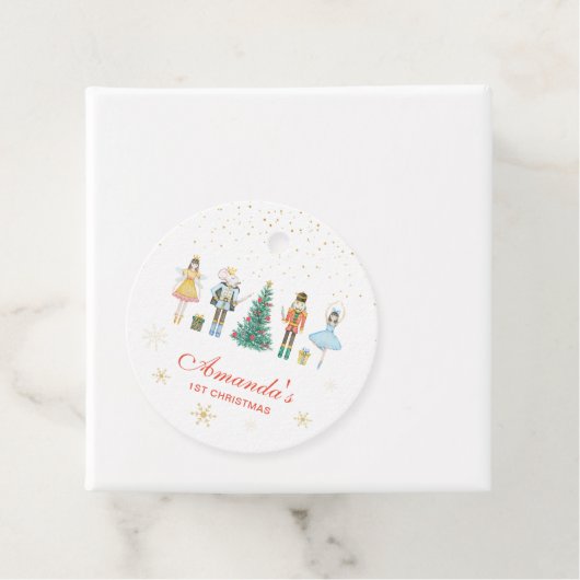 Nutcracker First Christmas Geschenkanhänger (Beispiel)