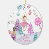Nutcracker First Christmas Keramik Ornament (Links)