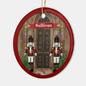 Nutcracker First Christmas Zuhause Custom Ornament (Links)