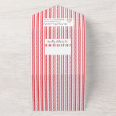 Nutcracker-Foto-Dreifach All in One Card All In One Einladung (Außenbereich)