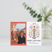 Nutcracker Foto Weihnachtskarte Postkarte (Stehend Vorderseite)