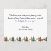 Nutcracker Foto Weihnachtskarte Postkarte (Rückseite)