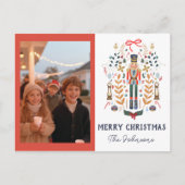 Nutcracker Foto Weihnachtskarte Postkarte (Vorderseite)