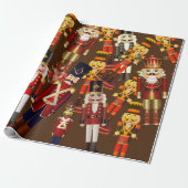 Nutcracker Frenzy Weihnachtswrapping Paper Geschenkpapier (Ungerollt)