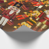 Nutcracker Frenzy Weihnachtswrapping Paper Geschenkpapier (Ecke)