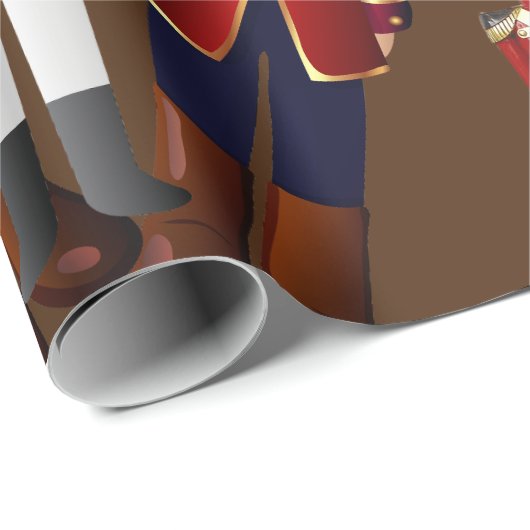 Nutcracker Frenzy Weihnachtswrapping Paper Geschenkpapier (Rolleneckpunkt)