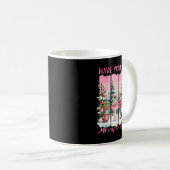 Nutcracker Friends Snow Globe Nk Coquette Bow Chri Kaffeetasse (VorderseiteRechts)