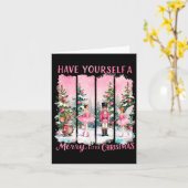 Nutcracker Friends Snow Globe Nk Coquette Bow Chri Karte (Gelbe Blume)