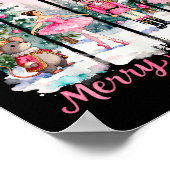 Nutcracker Friends Snow Globe Nk Coquette Bow Chri Poster (Ecke)