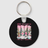 Nutcracker Friends Snow Globe Nk Coquette Bow Chri Schlüsselanhänger (Vorderseite)