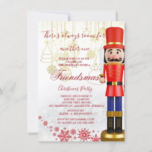 Nutcracker Friendsmas Weihnachtszeit-Party Einladu Einladung