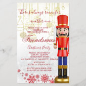Nutcracker Friendsmas Weihnachtszeit-Party Einladu Flyer (Vorne)