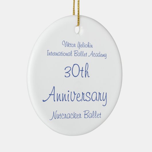 Nutcracker Fritz, Blume, Marzipan Keramik Ornament (Rechts)