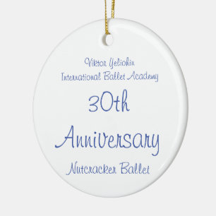 Nutcracker Fritz, Blume, Marzipan Keramik Ornament