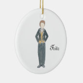 Nutcracker Fritz Keepake Ornament (Rechts)