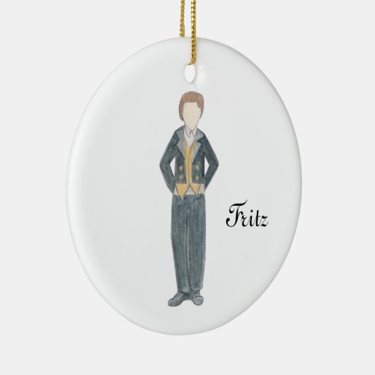 Nutcracker Fritz Keepake Ornament (Rechts)