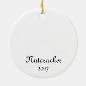 Nutcracker Fritz Keepake Ornament (Hinten)