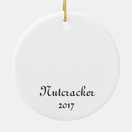 Nutcracker Fritz Keepake Ornament (Hinten)