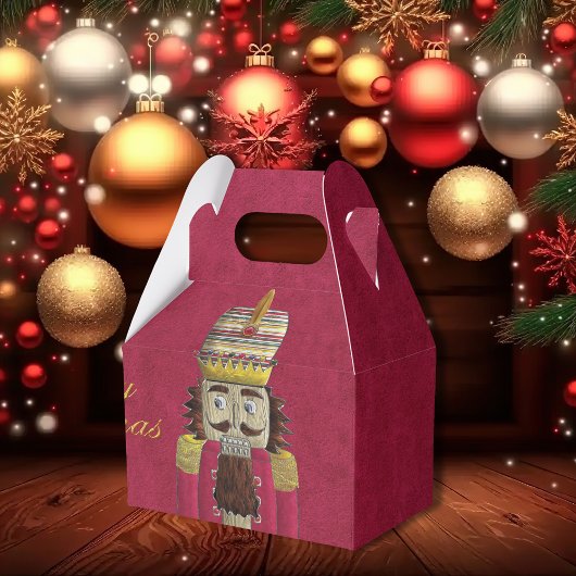 Nutcracker Frohe Weihnachten Geschenkschachtel