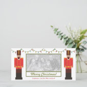 Nutcracker, Frohe Weihnachten, Vorlage für Fotokar (Stehend Vorderseite)