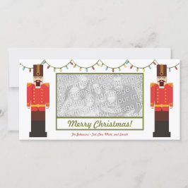 Nutcracker, Frohe Weihnachten, Vorlage für Fotokar