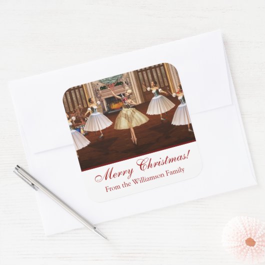 Nutcracker Frohe Weihnachtsgeschenke Stickers (Umschlag)