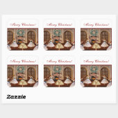 Nutcracker Frohe Weihnachtsgeschenke Stickers (Blatt)