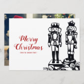 Nutcracker Frohe Weihnachtskarte Feiertagskarte (Vorne/Hinten)