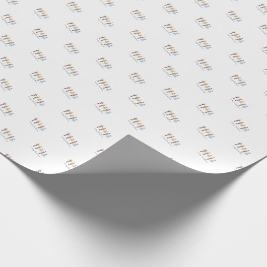 Nutcracker Frohe Weihnachtswrapping Papier Geschenkpapier (Ecke)