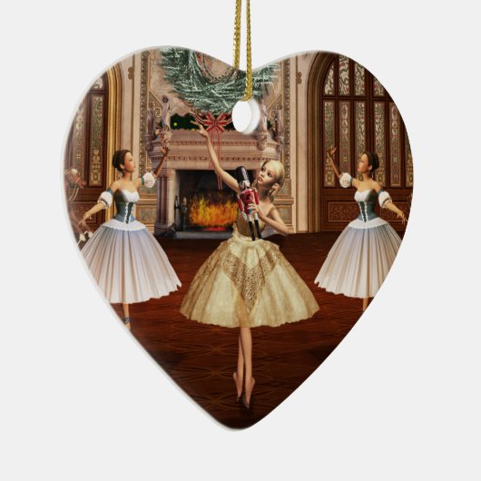 Nutcracker - Fröhliche Weihnachten Keramik Ornament (Rechts)