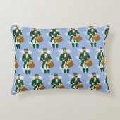 Nutcracker Frosted Blue Rectangular Cushion Dekokissen (Vorderseite)