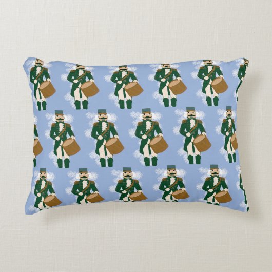 Nutcracker Frosted Blue Rectangular Cushion Dekokissen (Vorderseite)