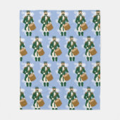 Nutcracker Frosted BlueFleece Blanket Fleecedecke (Vorderseite)