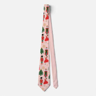 Nutcracker Funny Pink Weihnachten Krawatte