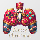 Nutcracker-Game-Controller-Fensterheber Fensteraufkleber (Blatt)